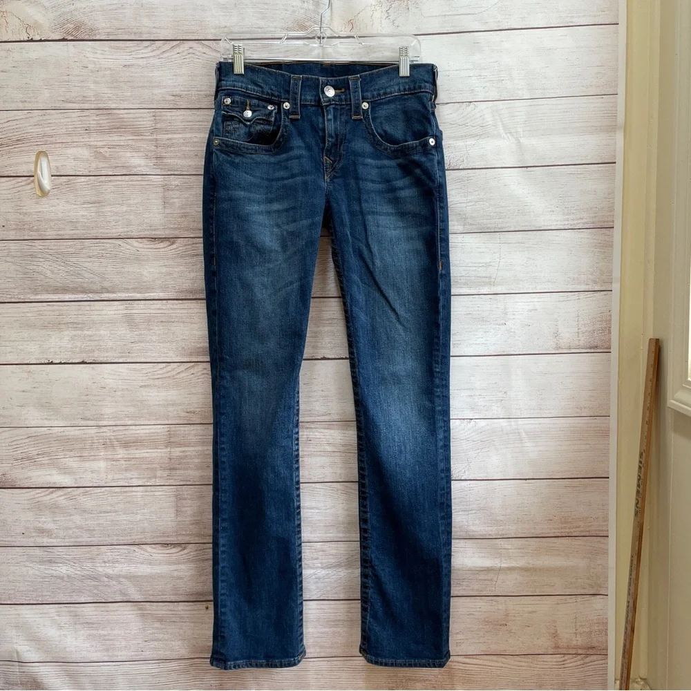 TRUE RELIGION STRAIGHT‎ FLAP JEANS